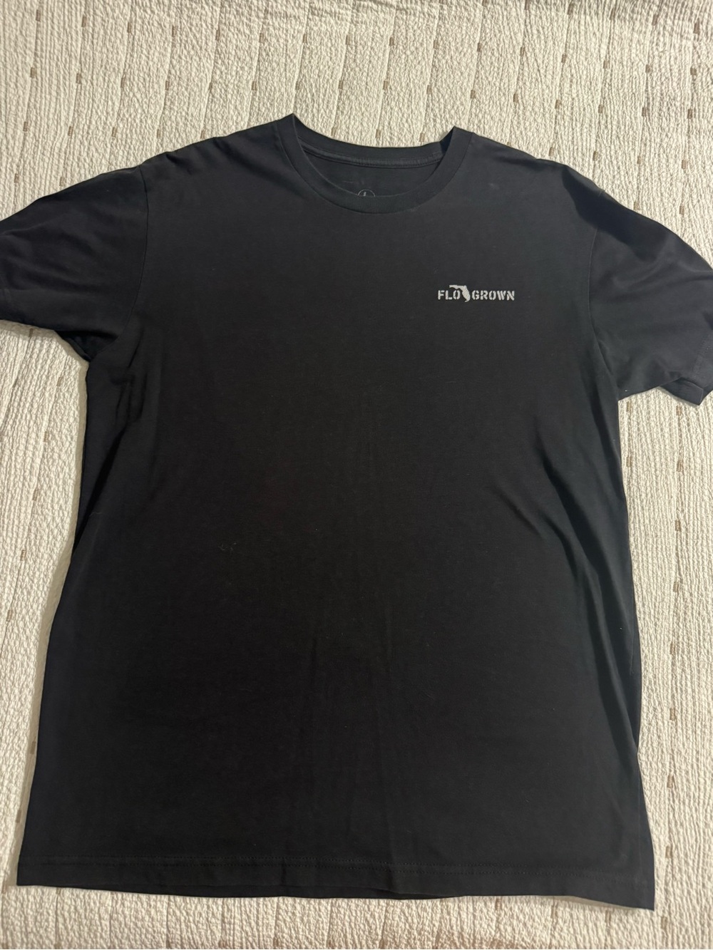 Men's Black Short Sleeve Logo Tee
